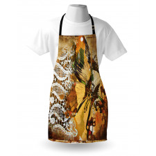 Butterfly and Lace Ornate Apron