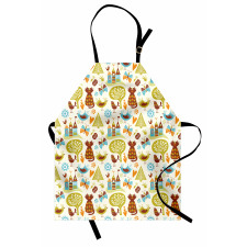 Cats Birds Butterfly Apron