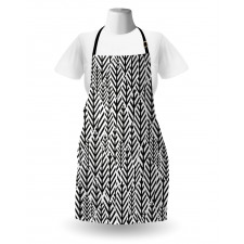 Modern Abstract Leaves Apron