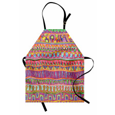 Watercolor Motif Apron