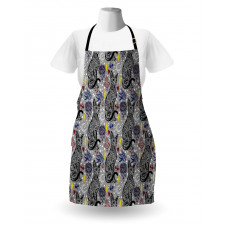 Vintage Mystical Cat Apron