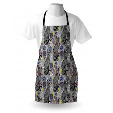 Vintage Mystical Cat Apron