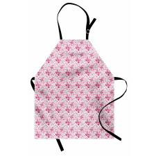 Pink Flowers Apron