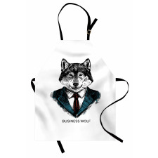 Business Animal in Suit Apron