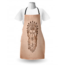 Animal in Bonnet Apron