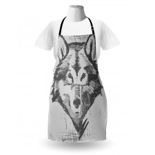 Detailed Sketch Canine Apron