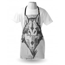 Detailed Sketch Canine Apron