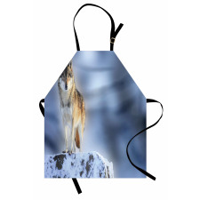 Carnivore Canine in Snow Apron