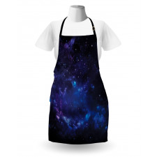 Space Illustration Galaxy Apron