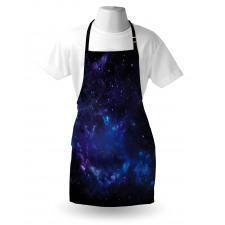 Space Illustration Galaxy Apron