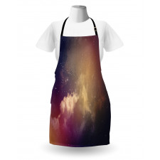 Night Clouds Stars Image Apron