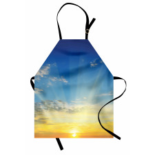 Sun Rays Above Horizon Apron