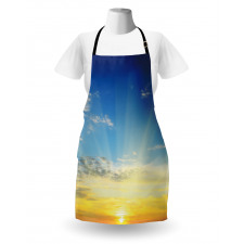 Sun Rays Above Horizon Apron