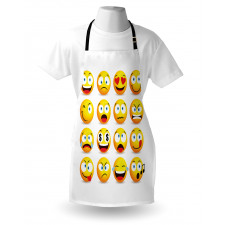 Smiley Faces Composition Apron