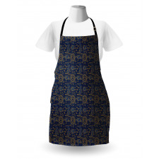 Vintage Doodle Style Star Apron