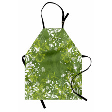 Abstract Floral Nature Apron