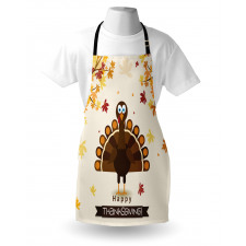 Fall Season Animal Leaf Apron