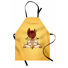 Bird Silhouette Banner Apron