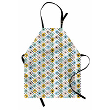 Doodle Hipster Dotted Apron