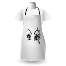 Feather Butterfly Woman Apron