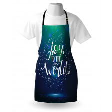 Calligraphy Joy to World Apron