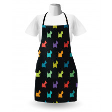 Terrier Silhouettes Apron