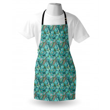 Tropic Floral Design Apron