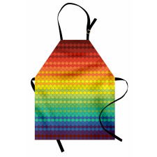 Colorful Rainbow Scale Apron