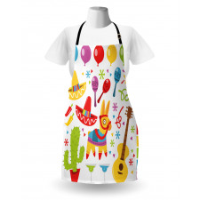 Party Pattern Cactus Apron