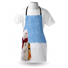 Winter Christmas Time Apron