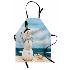 Winter Vacation Coastal Apron