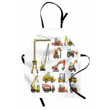 Cartoon Machinery Apron