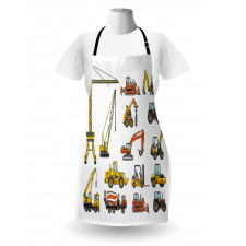 Cartoon Machinery Apron