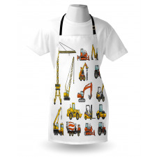 Cartoon Machinery Apron