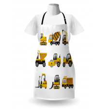 Big Vehicles Art Apron