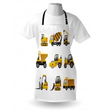 Big Vehicles Art Apron