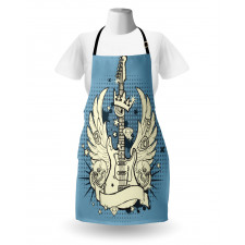 Rock 'n' Roll Retro Grunge Apron