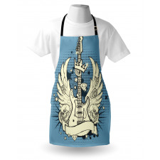 Rock 'n' Roll Retro Grunge Apron