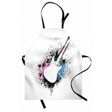 Abstract Silhouette Apron