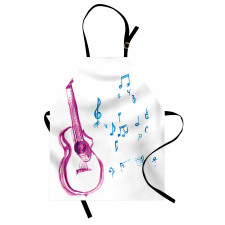 Watercolor Music Making Apron