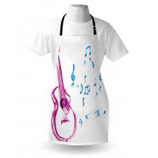 Watercolor Music Making Apron