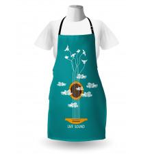 Musical Freedom Bird Apron