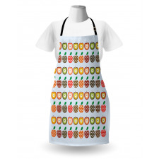 Retro Polka Dots Colorful Apron