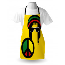 Conceptual Reggae Man Apron