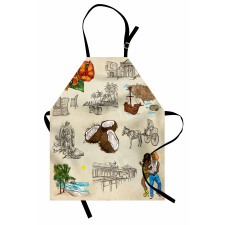 Vintage Dancing Couple Apron