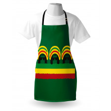 Reggae Themed Hat Apron