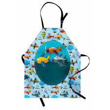 Cartoon Airplanes Apron