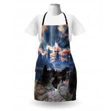 Rock Towers Alien World Apron