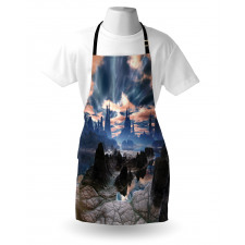 Rock Towers Alien World Apron