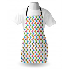 Lively Colored Fun Circles Apron